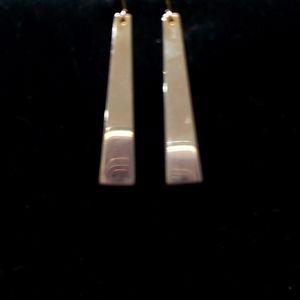 Silver Tone Dangling Earrings